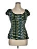 Heart Soul Teal Short Sleeve Top Size XL - photo 1
