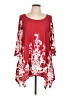 White Mark Red 3/4 Sleeve Blouse Size L - photo 1