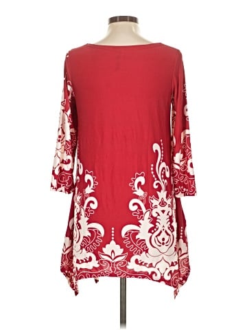 White Mark 3/4 Sleeve Blouse (view 2)