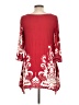 White Mark Red 3/4 Sleeve Blouse Size L - photo 2