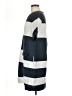 'S Max Mara Stripes Gray Blue Casual Dress Size EU (IT) 44 / US 8 - photo 5