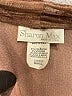Sharon Max Metallic Brown Long Sleeve Blouse Size S - photo 7