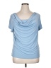 Covington Blue Short Sleeve Top Size XL - photo 1