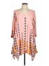 White Mark Pink 3/4 Sleeve Top Size L - photo 1