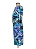 Chico's Graphic Blue Cocktail Dress Size S - photo 5