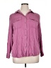 Chico's 100% Modal Purple Long Sleeve Button-Down Shirt Size XL - photo 1