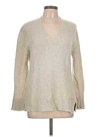 White + Warren Cashmere Pullover Sweater (view 1)