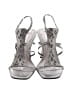 Nine West Silver Sandals Size 8 - photo 2
