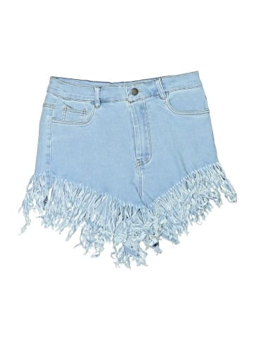 Daisy Denim Shorts (view 1)