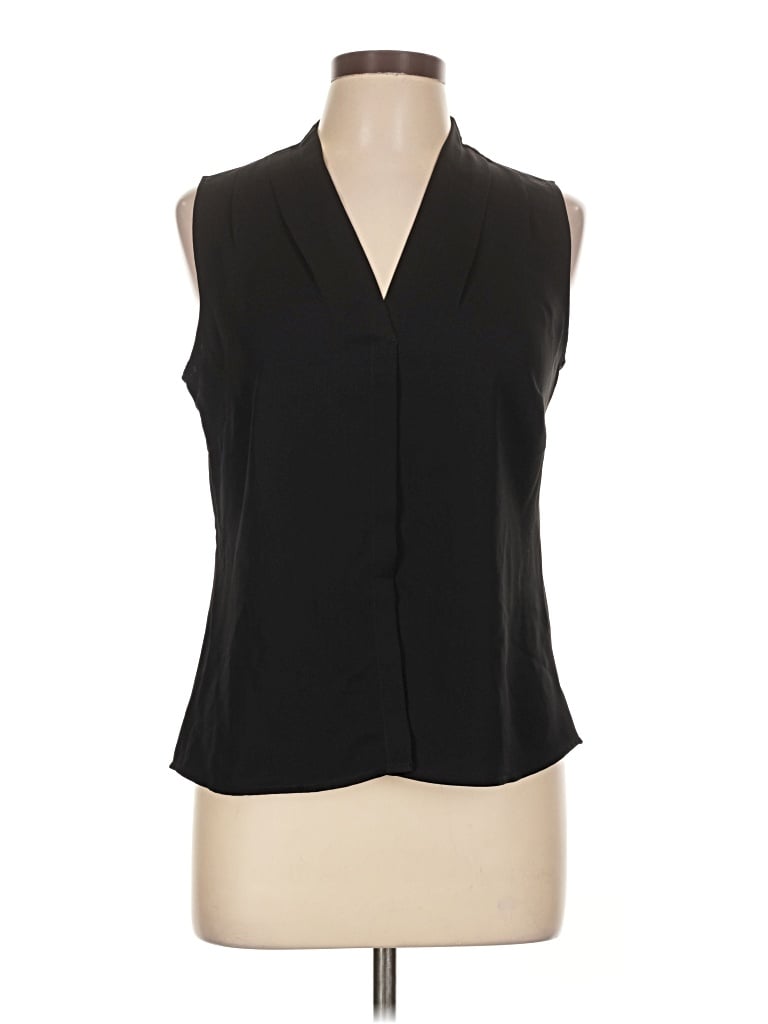 Pre-owned Nic + Zoe Sleeveless T-shirt In Black