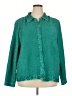 Carole Little 100% Polyester Green button down Size 2X - photo 1