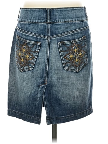L.e.i. Denim Skirt (view 2)