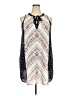 Xhilaration 100% Polyester Print Ivory Casual Dress Size XXL - photo 1