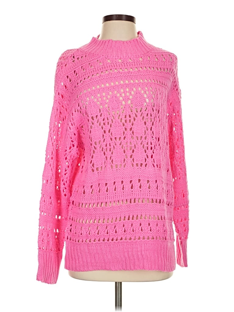 Pre-owned Vine & Love Pullover Sweater In Pink