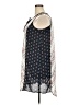 Xhilaration 100% Polyester Print Ivory Casual Dress Size XXL - photo 5