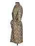 Chico's 100% Polyester Animal Print Tan Casual Dress Size Sm (0) - photo 5
