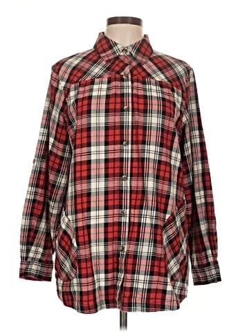 Joan Rivers Long Sleeve Button-Down Shirt (view 1)