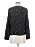 Shein 100% Polyester Polka Dots Black Long Sleeve Top Size S - photo 2