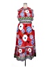Jackpot 100% Rayon Print Red Casual Dress Size XXL (estimated) - photo 1