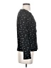 Shein 100% Polyester Polka Dots Black Long Sleeve Top Size S - photo 4