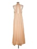 Everly 100% Polyester Tan Casual Dress Size L - photo 2