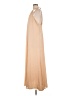 Everly 100% Polyester Tan Casual Dress Size L - photo 5