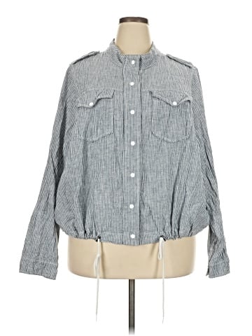 Lane Bryant Long Sleeve Button-Down Shirt (view 1)