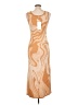 Heartloom Graphic Tan Cocktail Dress Size L - photo 2