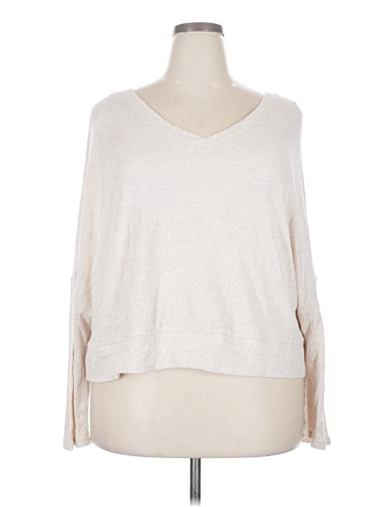 Pre-owned Auden Pullover Sweater In Ivory