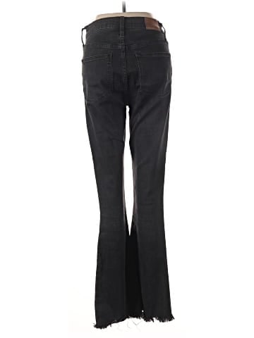 Madewell Tall Cali Demi-Boot Jeans in Berkeley Black: Chewed-Hem Edition (view 2)
