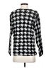 J.Jill 100% Cotton Houndstooth Silver Pullover Sweater Size XS - photo 2