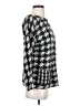 J.Jill 100% Cotton Houndstooth Silver Pullover Sweater Size XS - photo 4