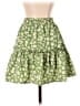 Unbranded Floral Green Casual Skirt Size S - photo 2