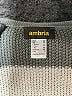 Ambria 100% Polyacryl Stripes Gray Pullover Sweater Size 10 - photo 7