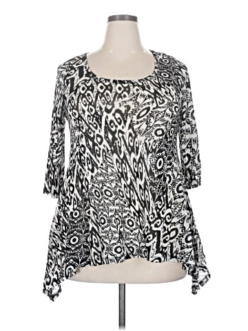 Karen Kane 3/4 Sleeve Blouse (view 1)