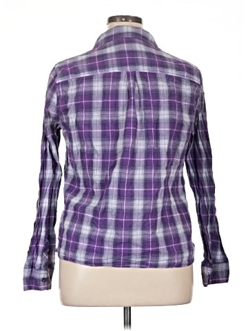 Faded Glory Long Sleeve Button-Down Shirt (view 2)