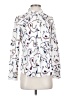 Talbots Print Ivory Long Sleeve Blouse Size 4 - photo 1