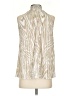 The Limited 100% Polyester Ivory Tan Sleeveless Blouse Size XS - photo 2