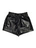 Steve Madden Metallic Black Shorts Size S - photo 1
