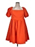 Lyaner 100% Polyester Orange Casual Dress Size XL - photo 1
