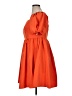 Lyaner 100% Polyester Orange Casual Dress Size XL - photo 5