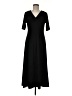 MSK Solid Black Casual Dress Size M - photo 1