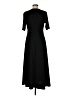 MSK Solid Black Casual Dress Size M - photo 2