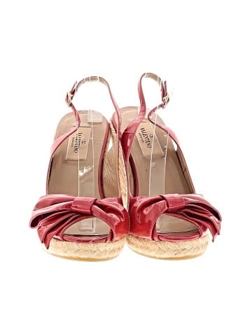 Valentino Garavani Patent Leather Espadrille Wedges (view 2)