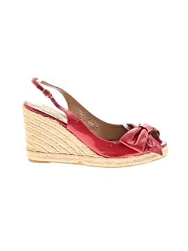 Valentino Garavani Patent Leather Espadrille Wedges (view 1)
