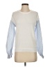 English Factory 100% Polyester Checkered-gingham White Pullover Sweater Size S - photo 1