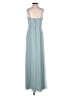 David's Bridal 100% Polyester Teal Green Cocktail Dress Size 2 - photo 2