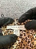Topshop 100% Polyester Animal Print Brown Long Sleeve Blouse Size 4 - photo 7