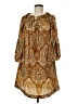 Paani 100% Polyester Paisley Brown Casual Dress Size M - photo 1