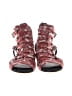 Dior Plaid Red Burgundy Sandals Size EU 38 - photo 2